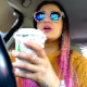 After drinking some coffee while driving, an Italian girl stops at a public restroom to take a shit. Several farts are heard, with some subtle pooping sounds after 6 minutes in. Several angles shown. 720P HD. 257MB, MP4 file. About 10 minutes.